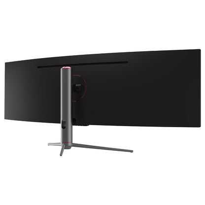 TITAN ARMY C49SHC 49-inch Gaming Monitor,  3840*1080 CSOT HVA Panel, 32:9 Oversized Curved Screen, 144Hz High Refresh Rate, Smart PIP/PBP Split Screen, Adaptive-Sync, 1*HDMI 2.0 1*DP 1.4 1*Full-Feature USB-C 1*USB-B 2*USB-A, 65W Reverse Charging