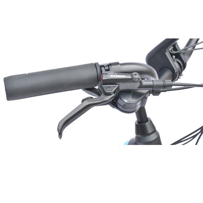 TTGO LK-ZZ-28ST Electric Bike, 250W Motor, 36V 20AH Battery, 700C*45C Tires, 25km/h Max Speed, 180km Range, Hydraulic Disc Brake, Shimano 9 Speed, LCD Display - Black