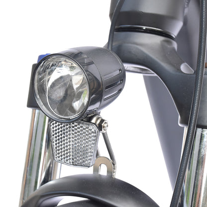 TTGO LK-ZZ-28ST Electric Bike, 250W Motor, 36V 20AH Battery, 700C*45C Tires, 25km/h Max Speed, 180km Range, Hydraulic Disc Brake, Shimano 9 Speed, LCD Display - Black