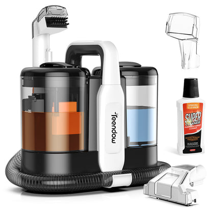 Teendow C5 Washing Vacuum Cleaner Carpet Cleaner, Powerful 500 W Brush Motor,  Low Noise, 1500ml Large Water Tank Capacity, Portable and Compact, Spot Cleaner, Suitable for Cleaning Carpet, Sofa, Stairs, Pets, and Car