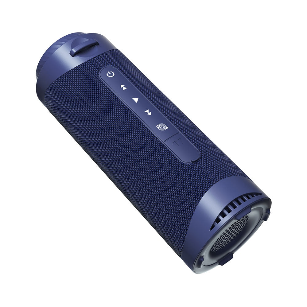 Tronsmart T7 Portable Bluetooth Speaker with LED Lights, 30W Output, SoundPulse, TWS, ATS2853, IPX7 Waterproof, Custom Equalizers - Dark Blue
