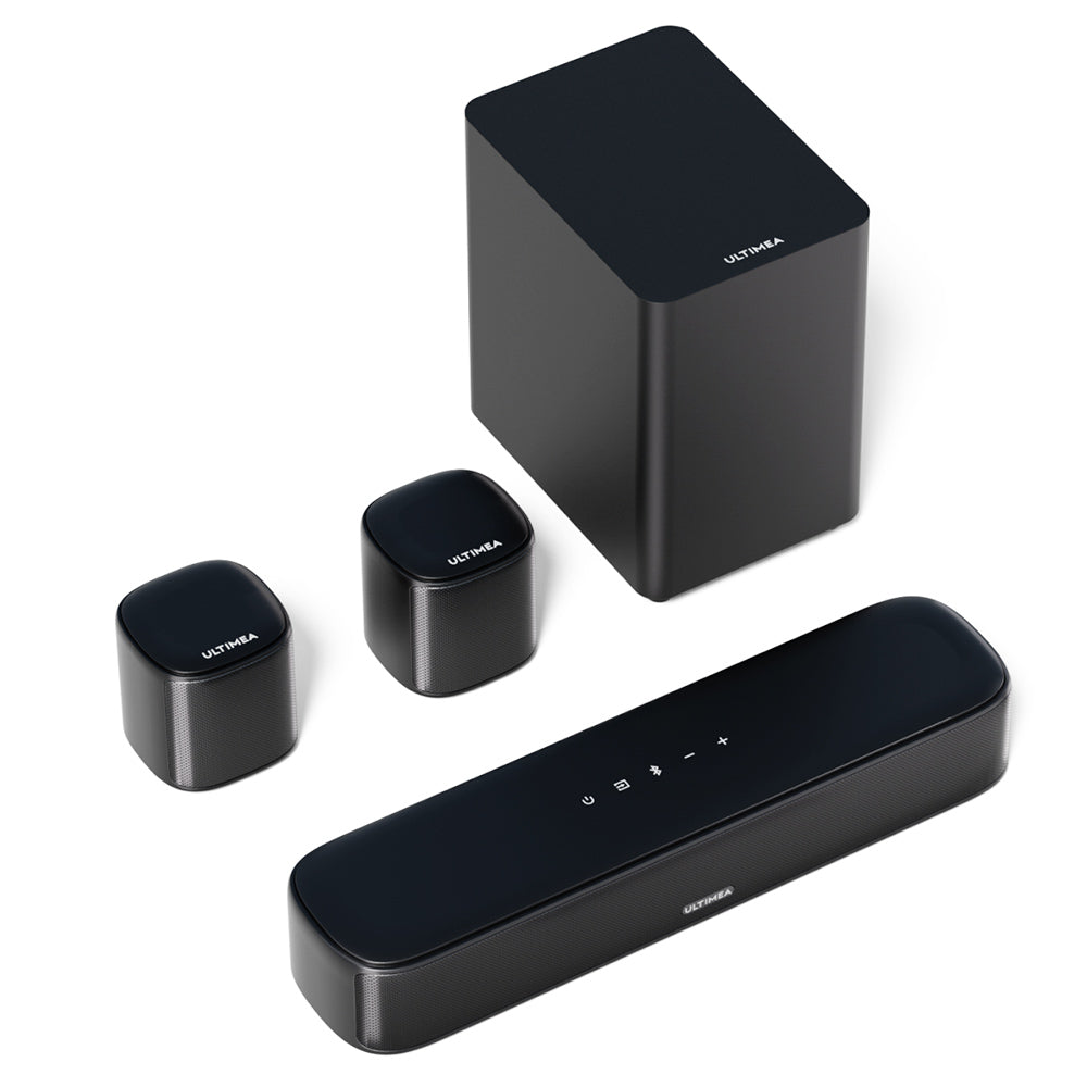 Ultimea Aura A30 5.1 Soundbar Subwoofer Speaker Kit, 5.1 Channel, App Control, 10 Bands Equalizer Settings, 121 Preset EQ Matrices
