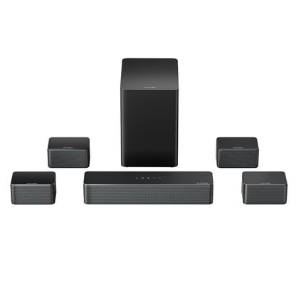 Ultimea Poseidon D70 7.1 Channel Soundbar Subwoofer Speaker Kit, 10 Bands Equalizer, 121 Preset EQ Matrices, BassMX Technology, Smart APP Control