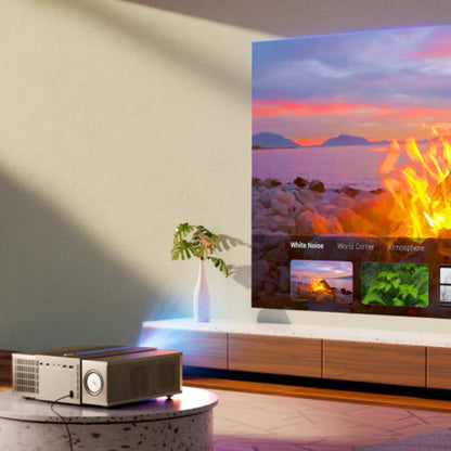 Ultimea Apollo P60 Projector, 900 ANSI Lumens, Fully-enclosed Optical Engine, Native 1080P, 30W Speaker, 4K Decoding, Auto Focus &amp; 6D Auto-keystones, Bluetooth 5.3