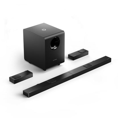 Ultimea Nova S90 7.1.4 Channel Soundbar Subwoofer Speaker Kit, Dolby Atmos, 740W Peak Power, 4K HDR Pass-through, 6 Equalizer Modes