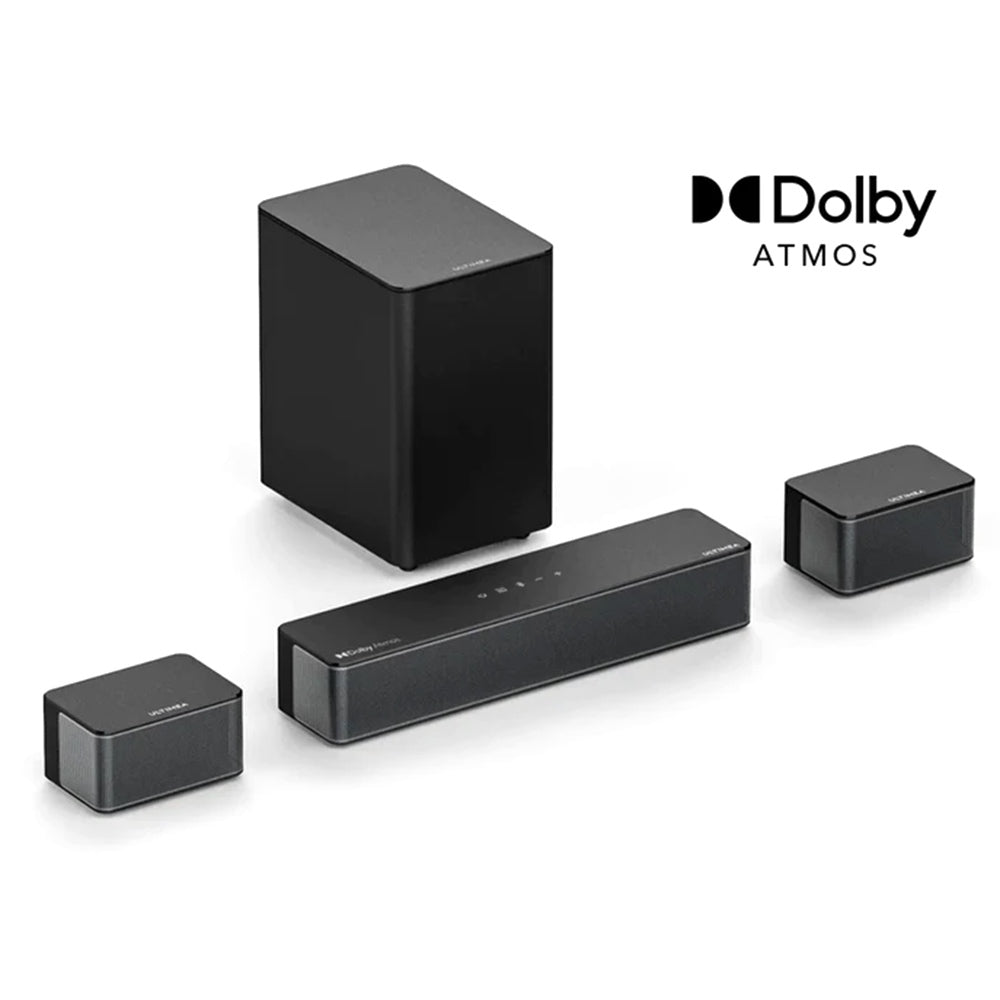 Ultimea Poseidon D60 5.1 Soundbar Subwoofer Speaker Kit, Dolby Atmos 5.1, Adjustable Surround Level, Multiple Modes