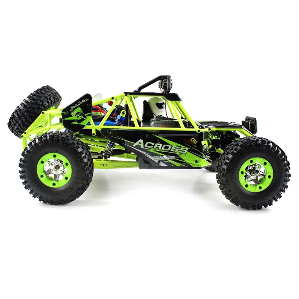 Wltoys 12427 1/12 Full Scale RC Car Off-road 540 Brushed Motor 50km/h Max Speed - 2 Batteries