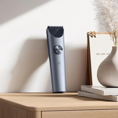 Xiaomi Mijia Hair Clipper 2 Rechargeable Trimmer, Dual-Speed Control, High Hardness Blade, Up to 180 Mins Runtime, Digital Display, IPX7 Waterproof