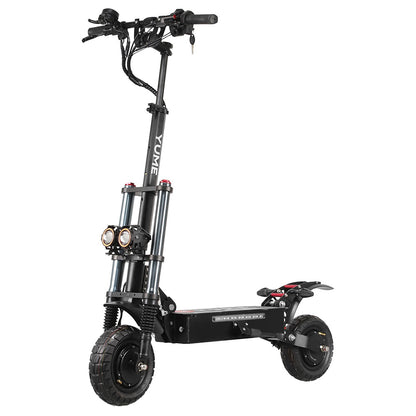 YUME Y10 Electric Scooter, 1200W*2 Motor, 52V 23.4Ah Battery, 10" Off-road Tubeless Tires, 40mph Max Speed, 40miles Range, Front and Rear Hydraulic Disc Brake