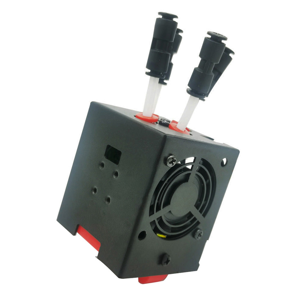 ZONESTAR M4V6 4-in-1-out Mix Color Hotend Assembly, with Four Colors Printhead Nozzle, for Z9V5 Series 3D Printer