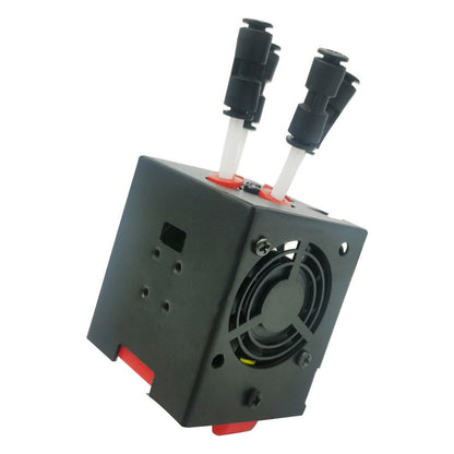 ZONESTAR M4V6 4-in-1-out Mix Color Hotend Assembly, with Four Colors Printhead Nozzle, for Z9V5 Series 3D Printer