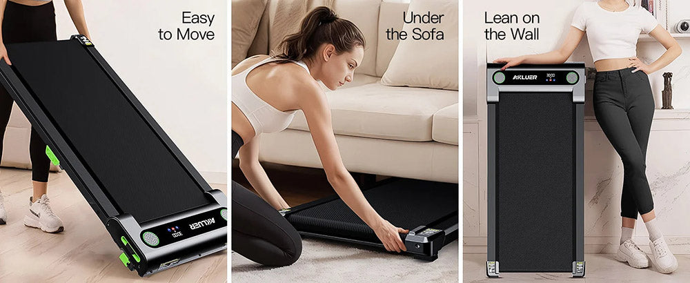 Akluer 480L-A chodiaca podložka s náklonom, 2,5 HP podstavec pre beh s diaľkovým ovládaním, LED displejom a maximálnou nosnosťou 330 libier.