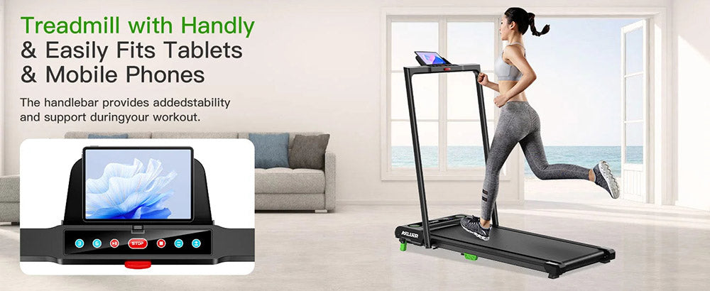 Akluer 480L-B chodítko s naklonom a rukoväťou, 2,5 HP podstavec pod stôl, LED displej a diaľkové ovládanie, maximálna nosnosť 330 libier, skladacie