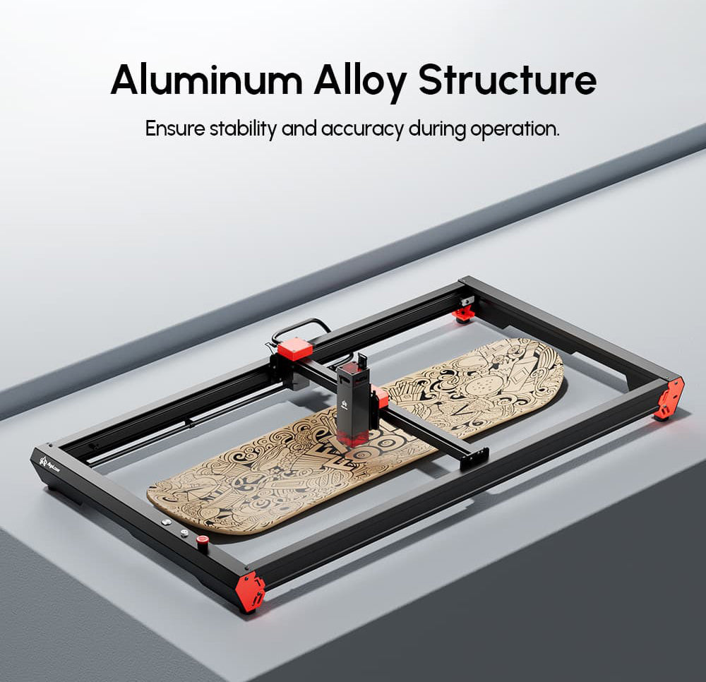 Sada rozšíření laserového gravírovacieho stroja AlgoLaser Alpha, 400*850 mm (157,5*334,6 palca)