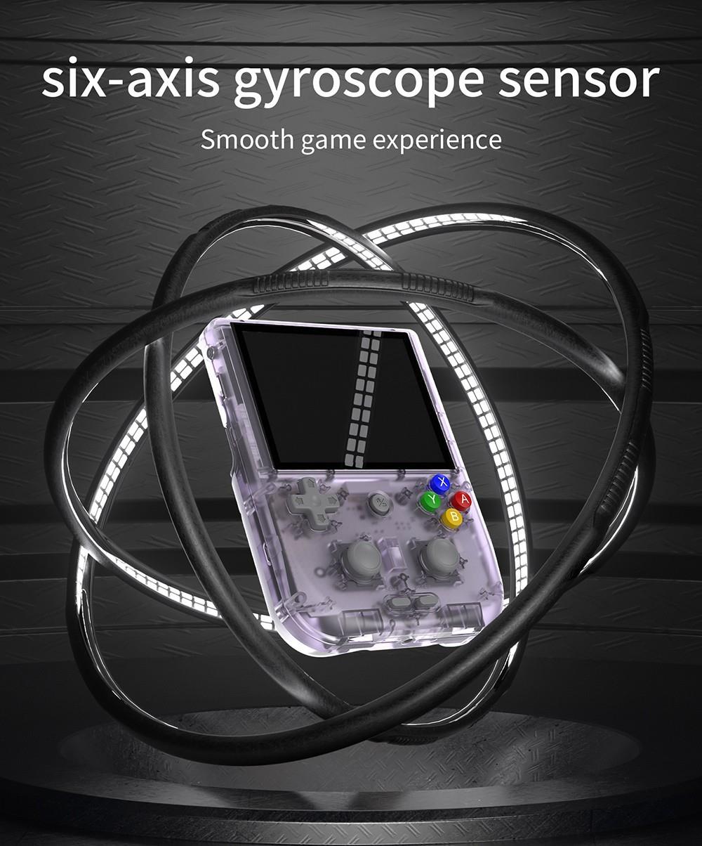 Herná konzola ANBERNIC RG405V, 4GB LPDDR4 128GB eMMC, Android 12, 5G WiFi, Bluetooth 5.0, 128GB TF karta, 3172 hier - fialová