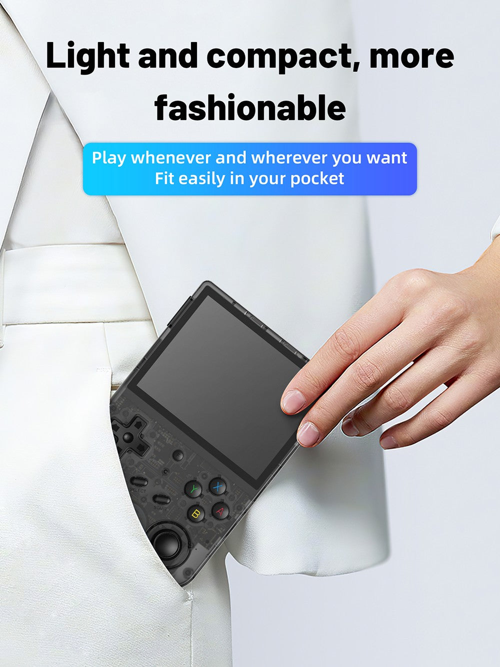 ANBERNIC RG353V Prenosná herná konzola Android 32GB eMMC+16GB Linux+256GB herná TF karta 3.5'' IPS Retro WiFi Bluetooth