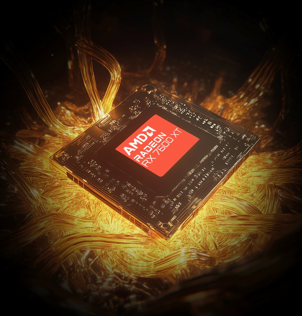 AOOSTAR XG76XT eGPU Dock s grafickou kartou AMD Radeon RX 7600MXT, 8GB GDDR6 RAM, 128bit, 1*USB 4.0, 1*Oculink, 1*HDMI, 2*DP, 1*Type-C, 100W reverzné nabíjanie - EU zástrčka