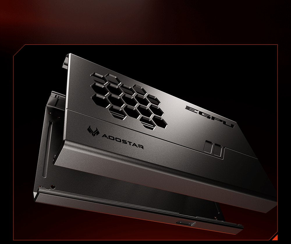 AOOSTAR XG76XT eGPU dokovací stanica s grafickou kartou AMD Radeon RX 7600MXT, 8GB GDDR6 RAM, 128bit, 1*USB 4.0, 1*Oculink, 1*HDMI, 2*DP, 1*Type-C, 100W reverzné nabíjanie - EU zástrčka