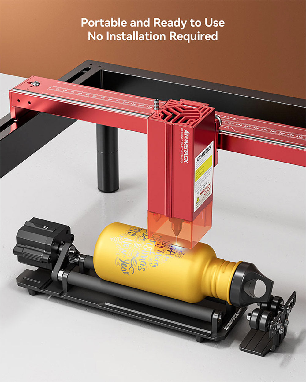 ATOMSTACK R2-B Jednoduchý rotačný valec