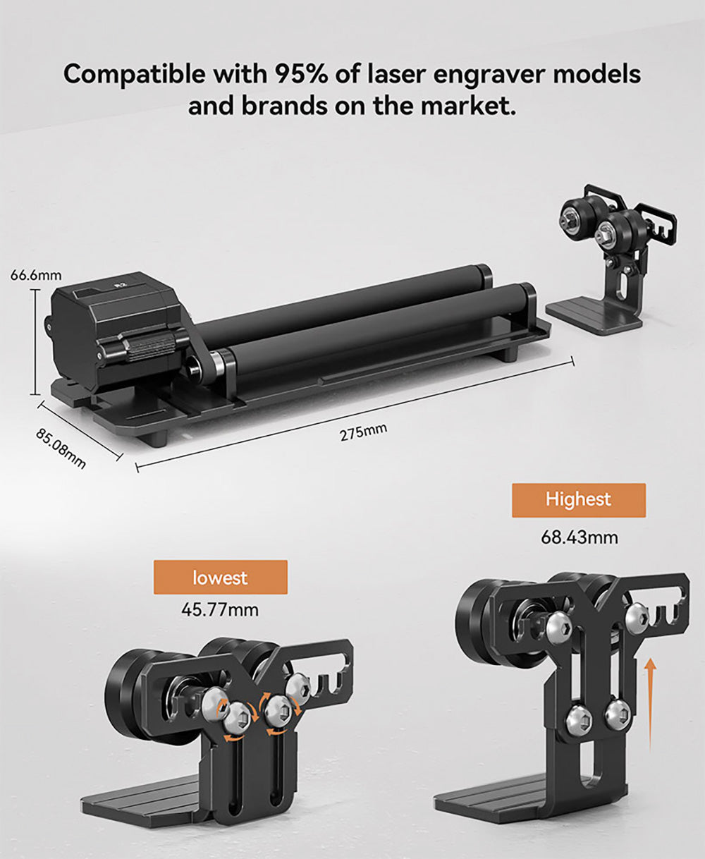 ATOMSTACK R2-B Jednoduchý rotačný valec