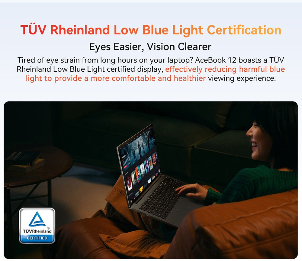 Notebook Blackview Acebook 12, 16" IPS displej s rozlíšením 1920*1200, Intel Core i5-1030NG7 s 4 jadierami a maximálnou frekvenciou 3,5 GHz, 16 GB RAM, 512 GB SSD, WiFi 5, Bluetooth 4.2, 1x plne funkčný port Type-C, 2x USB 3.2, 1x USB 2.0, 1x HDMI, 1x slot na SD kartu, 1x audio jack, batéria 57 Wh.