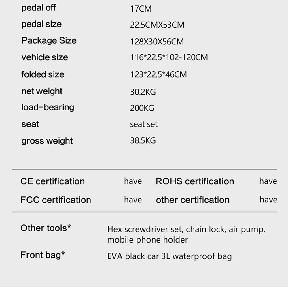 Elektromobilná kolobežka BOYUEDA Q7 Pro, 2*1600W motor, 52V 19AH batéria, 10-palcové kolesá, maximálna rýchlosť 70 km/h, dojazd 70 km, dvojité hydraulické kotúčové brzdy, predné hydraulické odpruženie a zadné pružinové odpruženie, ovládanie cez aplikáciu.