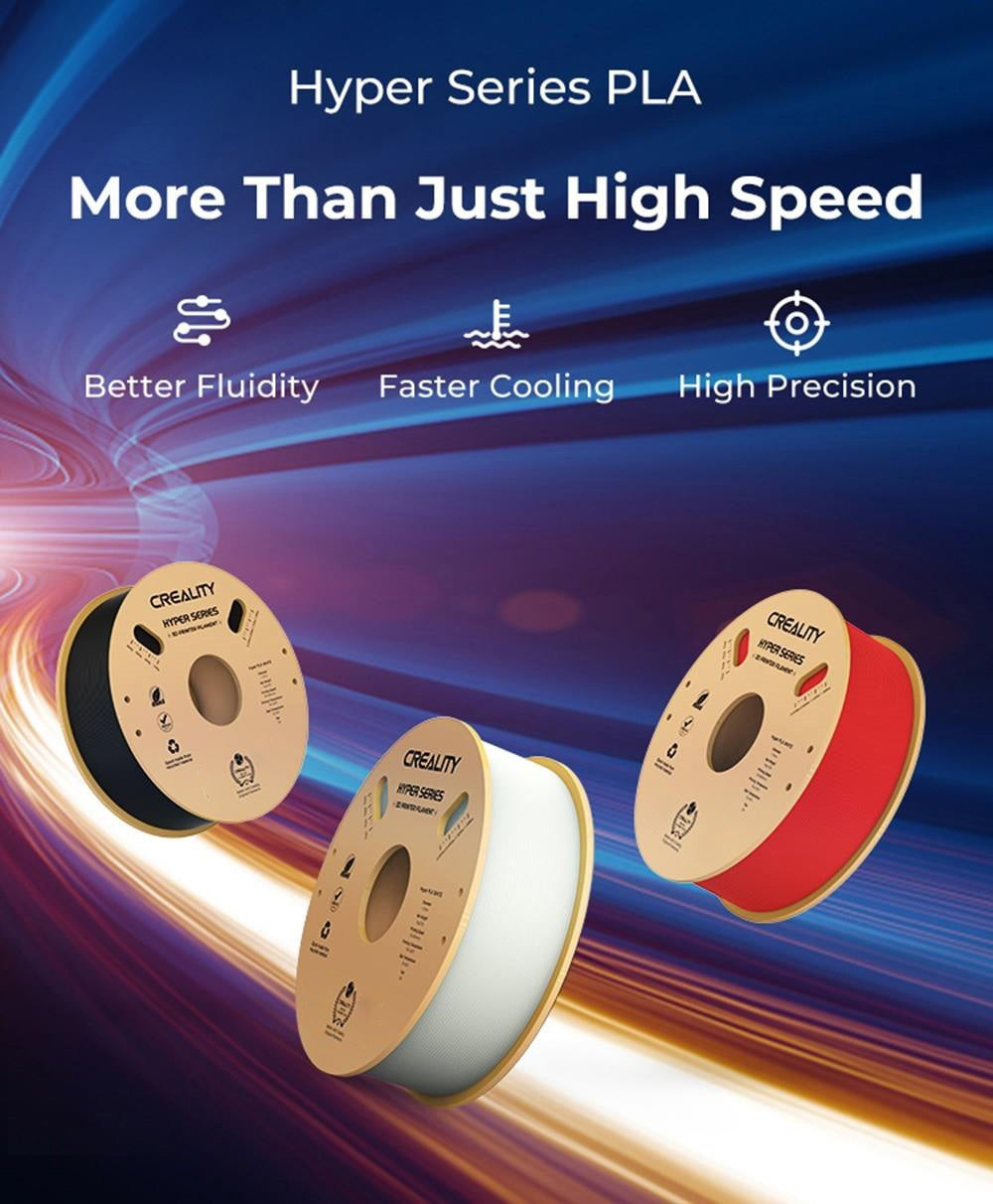 Creality Hyper Series PLA 3D tlačový filament 1.75mm 1kg modrá