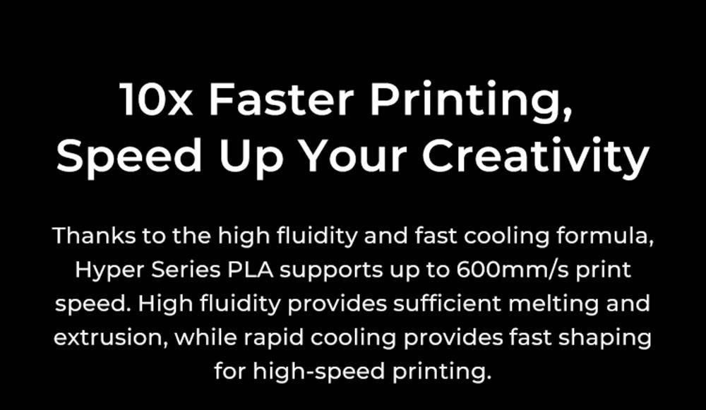 Creality Hyper Series PLA 3D tlačový filament 1.75mm 1kg modrá