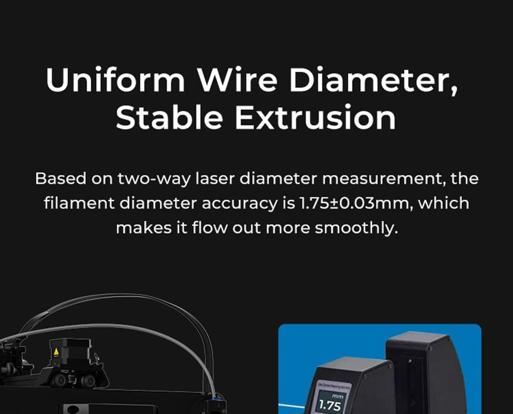 Creality Hyper Series PLA 3D tlačový filament 1.75mm 1kg modrá