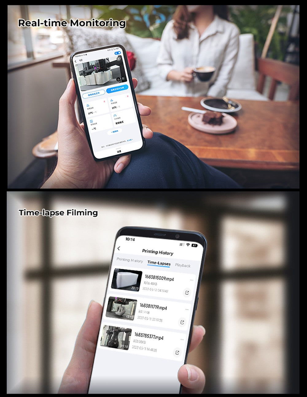 Inteligentná sada s kamerou a ovládacou obrazovkou pre 3D tlačiarne Creality Nebula, rozlíšenie 1920x1080, vzdialené monitorovanie, časozáznamové fotografovanie