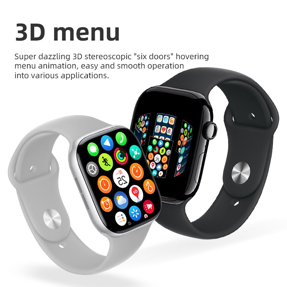 Diona MONA3 Mini Smartwatch, 2,10-palcový displej, monitorovanie zdravia a spánku, Bluetooth volania, viaceré režimy pre rôzne sporty, hlasový asistent - čierna