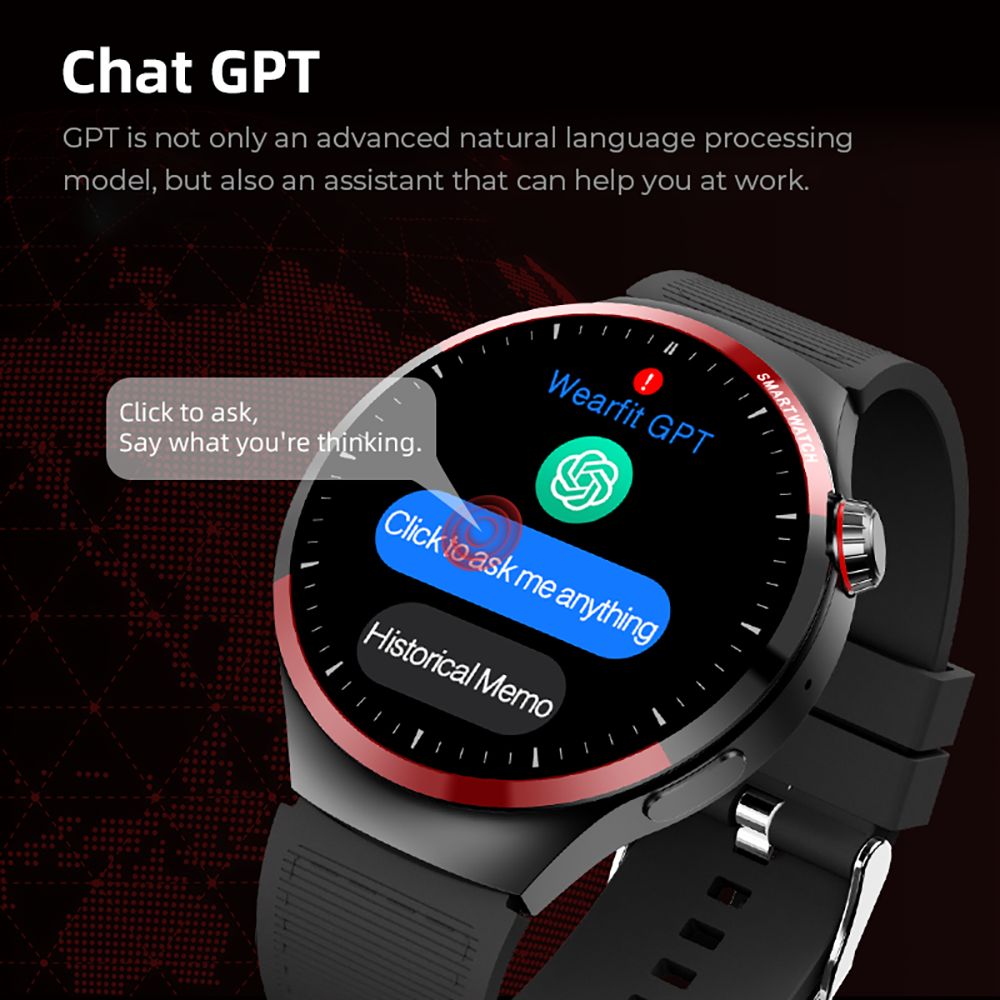 Inteligentné hodinky Diona R3, 1,55-palcový displej, monitorovanie zdravia a spánku, Bluetooth volania, hlasový asistent, dynamické ciferníky, viaceré režimy pre rôzne sporty.