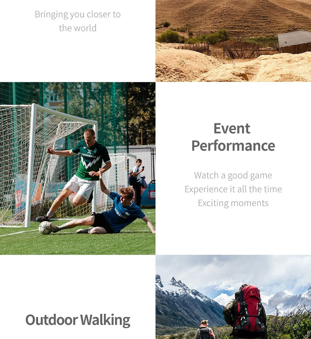 Dalekohled s LCD obrazovkou Xiaomi Duka TR1, vhodný na pozorovanie, golf, lov, prieskum, cestovanie – do 1200 m