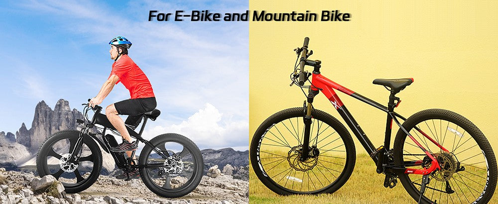 Hydraulické kotúčové brzdy DYISLAND XT-7, brzdiace čeluste s lanovým ovládáním pre MTB / cestné / elektrobicykle - žlté