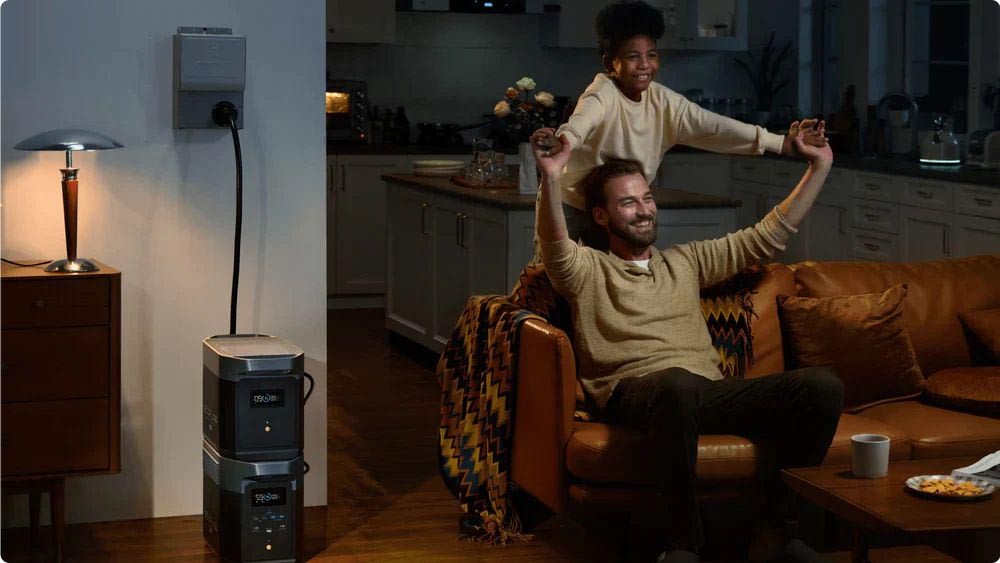 Inteligentná externá batéria EcoFlow DELTA 2 Max Power Station, 2048Wh LiFePO4 články, kompatibilná s DELTA 2, DELTA Max 2000, DELTA 2 Max