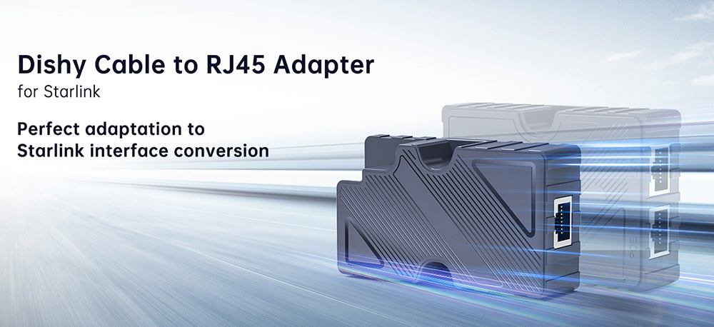 Adaptér EDUP EP-PW9605 pre konverziu kábla Starlink Dishy na RJ45, sieťový portový konvertor