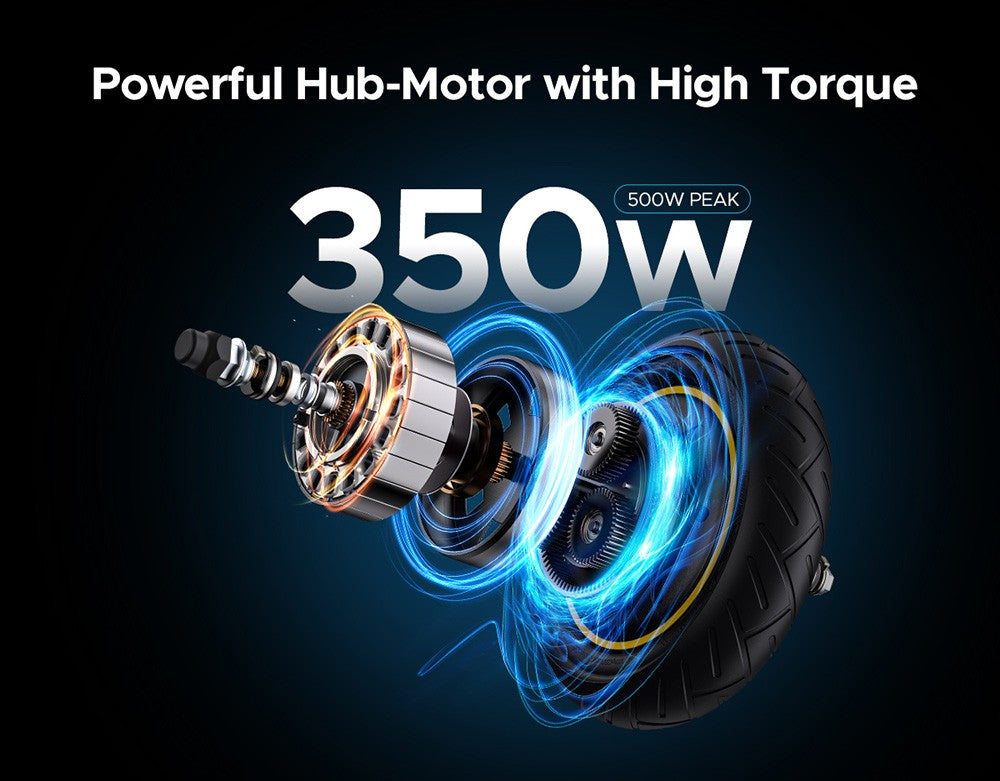 Elektromobilný skúter ENGWE Y10, 10*3,0 palcové pneumatiky, 36V 350W motor, 25 km/h rýchlosť, 13Ah batéria, 65 km dojazd.