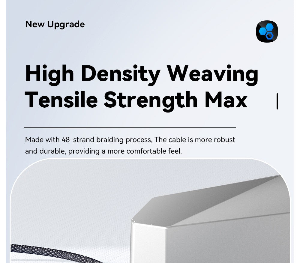 Nabíjací kábel ESSAGER 100W 5A Type-C na Type-C, USB 2.0 480 Mb/s, magnetické pripevnenie, flexibilné nastavenie, čip E-Marker, 1 m