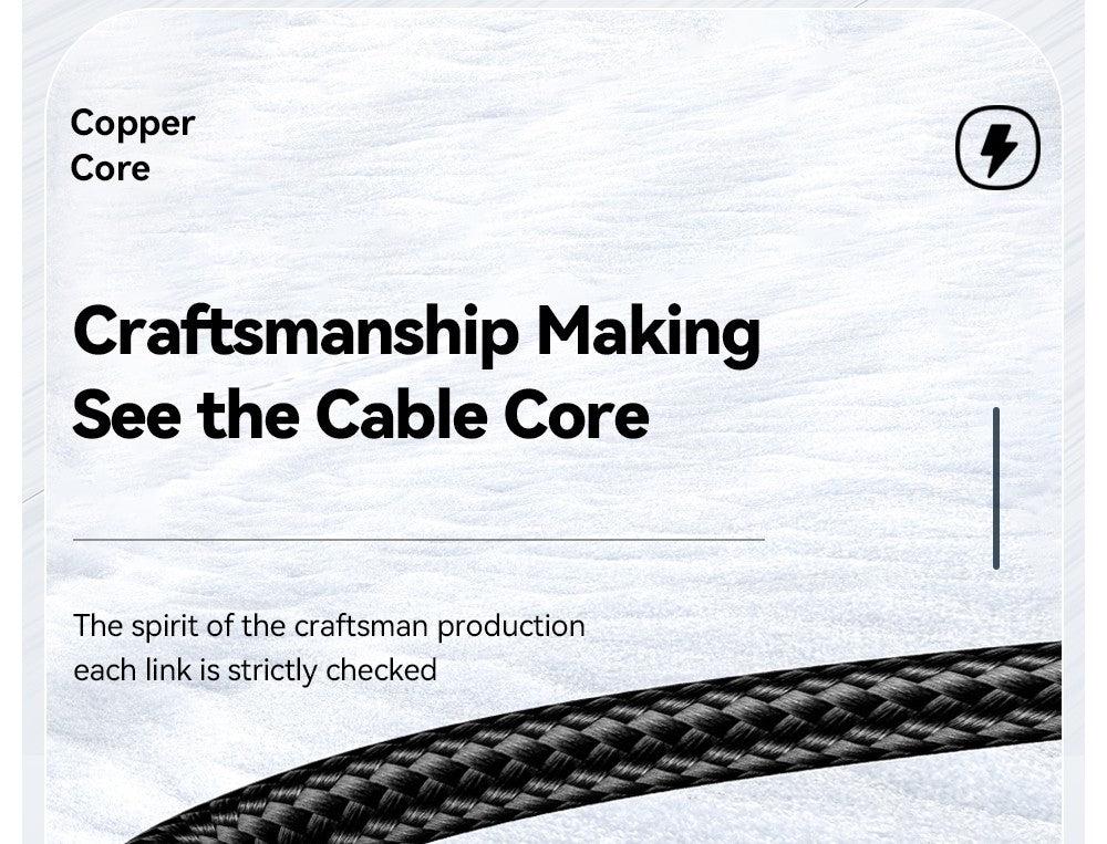 Nabíjací kábel ESSAGER 100W 7A USB-A na Type-C, s digitálnym displejom, USB2.0 480Mbps, s suchým zipsom, protokol QC.