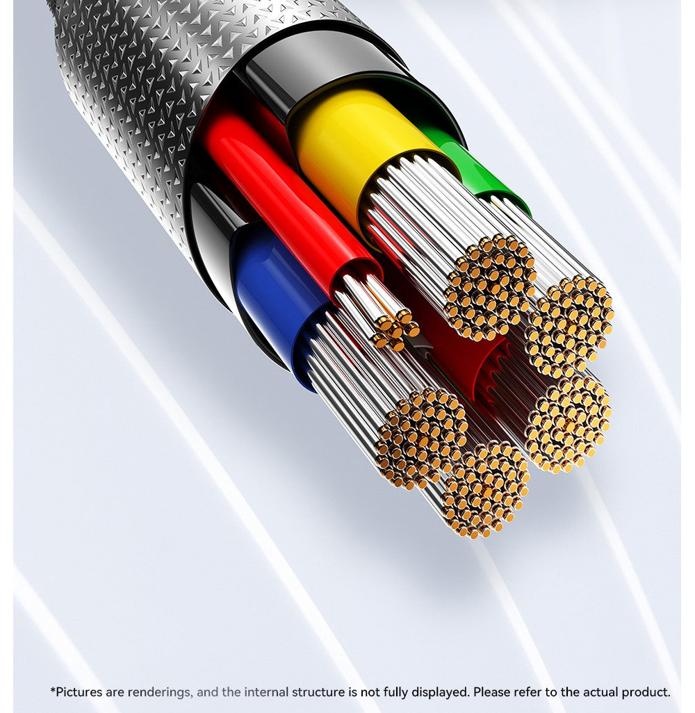 Nabíjací kábel ESSAGER 29W 3A Type-C na Lightning, USB 2.0 480 Mbps, magnetická adsorpcia, flexibilné nastavenie, inteligentný čip, 1 m