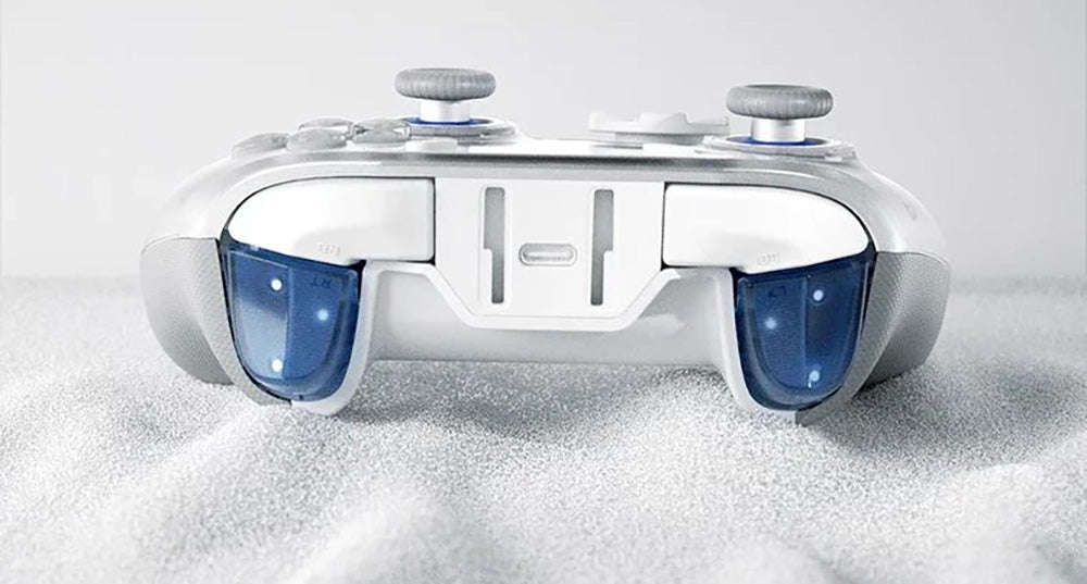 Herný ovládač Flydigi APEX 4, spúšť s haptickou spätnou väzbou, na silu nastaviteľná kovová páka, frekvencia skenovania 1000 Hz, LCD displej, kompatibilný s PC, NS, TV, Android a notebookom.