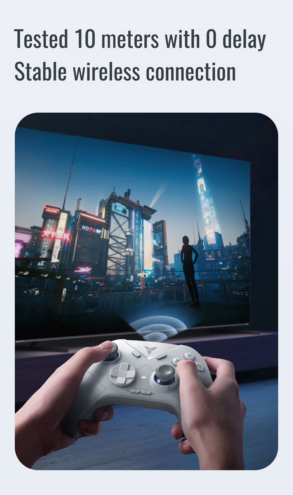 Herný ovládač Flydigi Direwolf 3, spúšť s Hallovým efektom, frekvencia obnovy 1000 Hz, kompatibilný s PC / Switch / Apple / Android