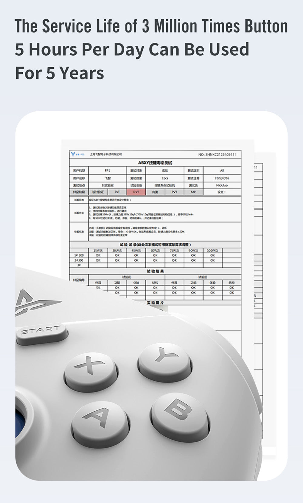 Herný ovládač Flydigi Direwolf 3, spúšť s Hallovým efektom, frekvencia obnovy 1000 Hz, kompatibilný s PC / Switch / Apple / Android