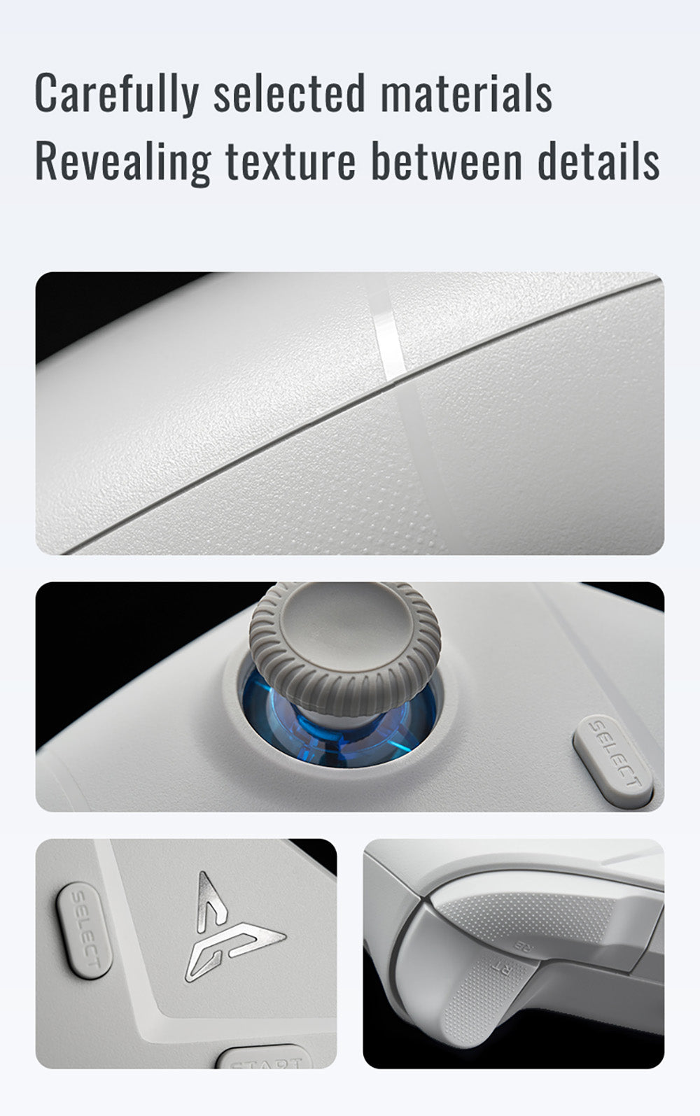 Herný ovládač Flydigi Direwolf 3, spúšť s Hallovým efektom, frekvencia obnovy 1000 Hz, kompatibilný s PC / Switch / Apple / Android