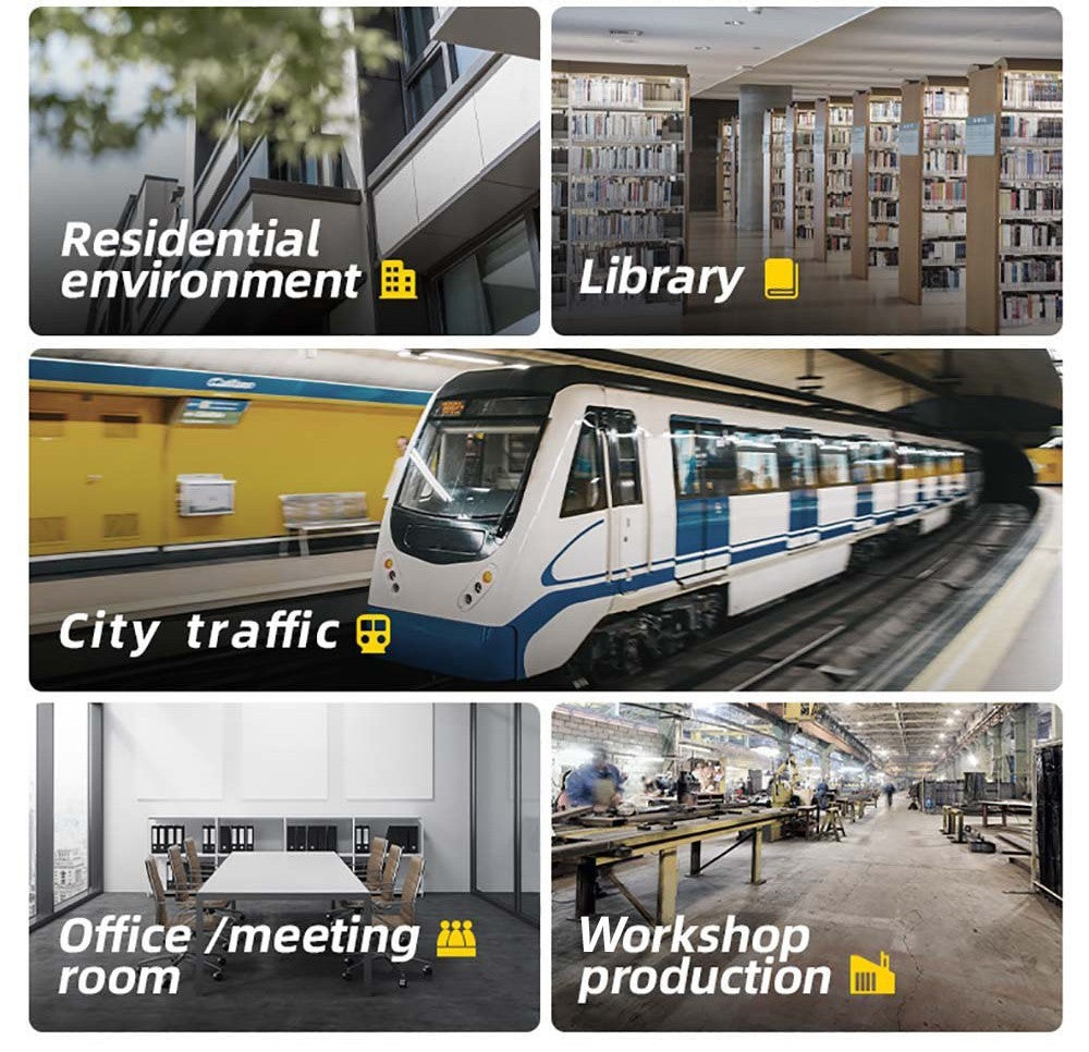 Digitálny merač hluku FNIRSI FDM01, ručný prístroj na meranie hladiny zvuku, merací rozsah 30-130 dB