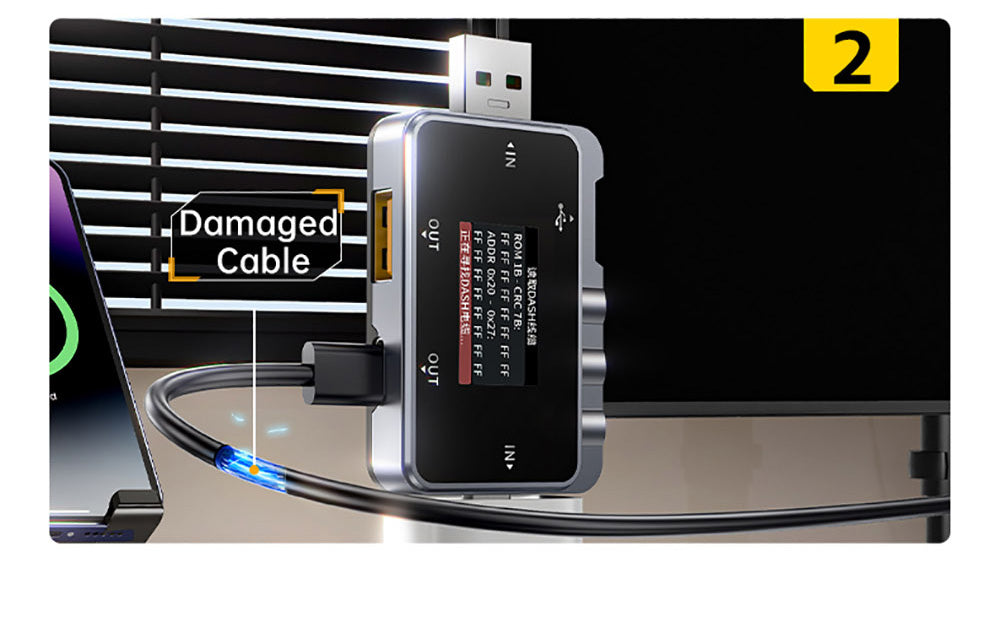 FNIRSI FNAC-28 2v1 Tester USB typu C