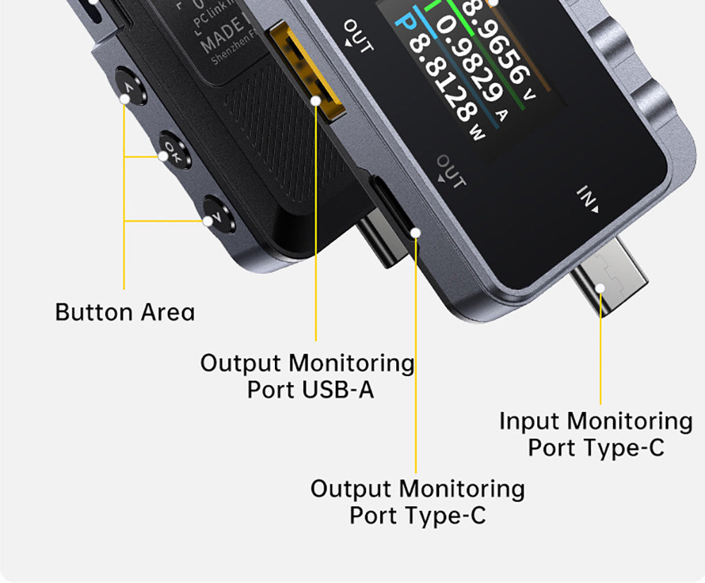 FNIRSI FNAC-28 2v1 Tester USB typu C