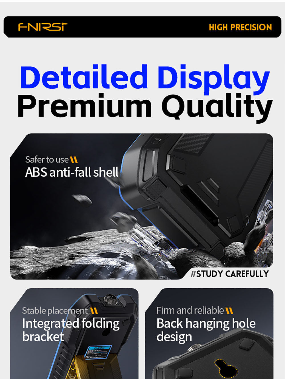 Tester napětí a vnitřního odporu baterie FNIRSI HRM-10