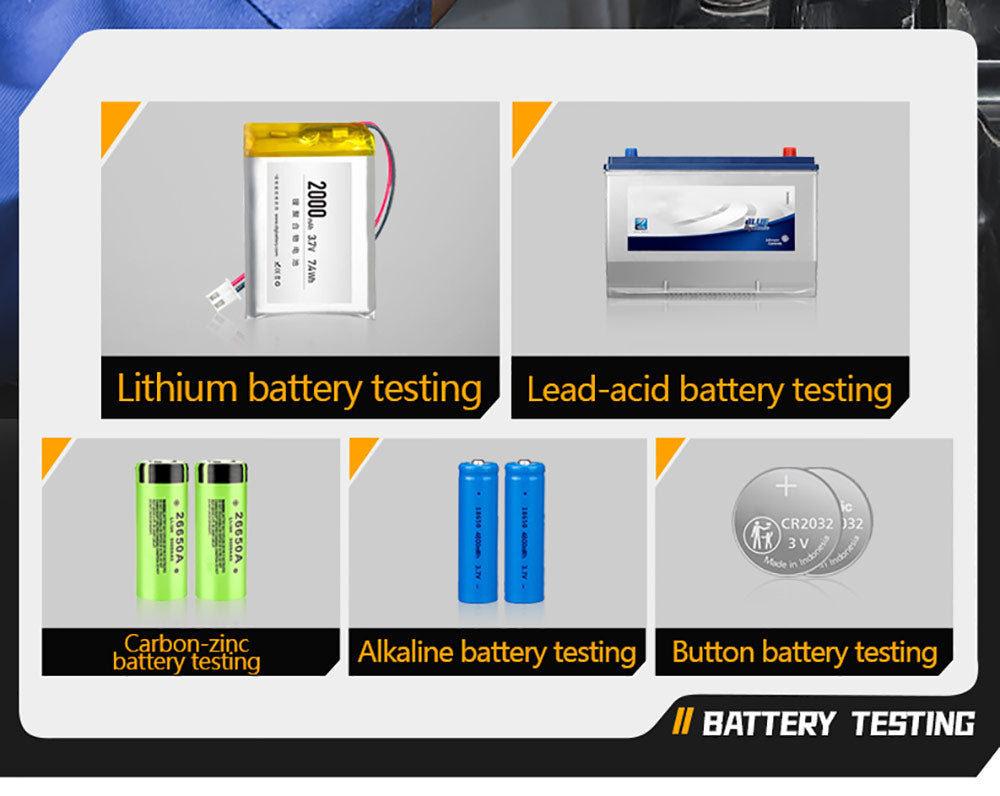 Tester napětí a vnitřního odporu baterie FNIRSI HRM-10
