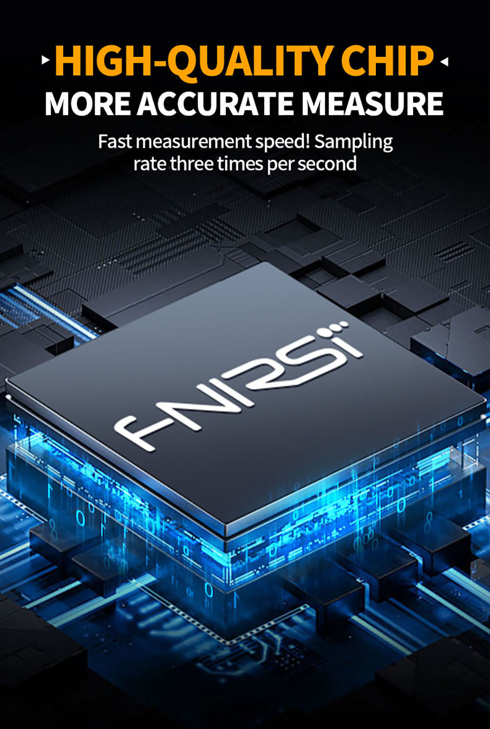 Digitálny ampérmeter FNIRSI MC40, 6000 meracích jednotiek True RMS, automatický rozsah, meranie prúdu do 600 A